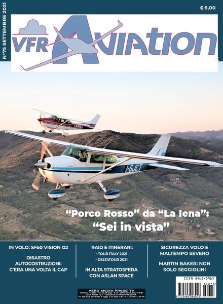 VFR Aviation – Settembre 2021 Cover