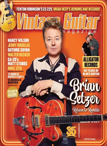 Vintage Guitar – October 2021 Cover