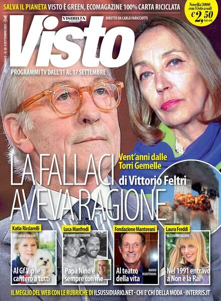 Visto – 09 settembre 2021 Cover