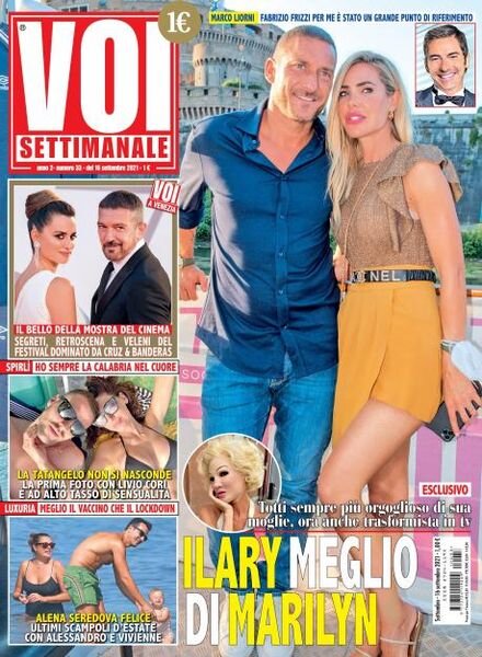 Voi – 09 settembre 2021 Cover