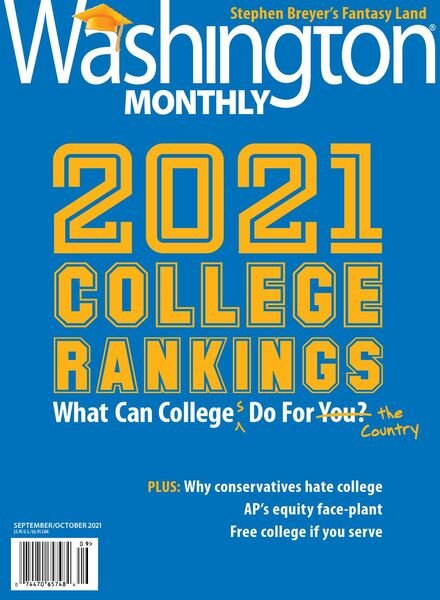 Washington Monthly – September October 2021 Cover