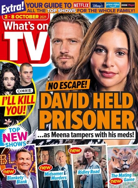 What’s on TV – 02 October 2021 Cover