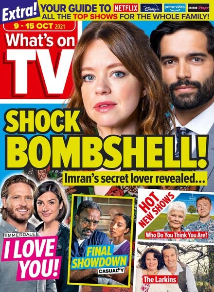 What’s on TV – 09 October 2021 Cover