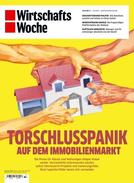 Wirtschaftswoche – 10 September 2021 Cover