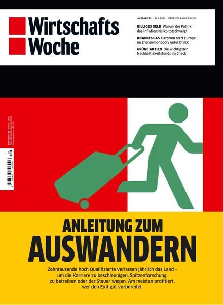 Wirtschaftswoche – 24 September 2021 Cover