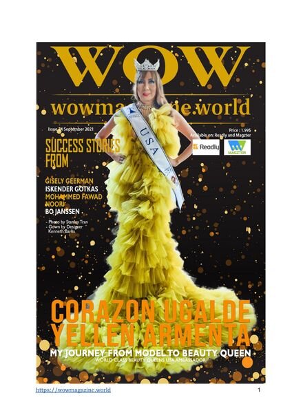 Wow Magazine – September 2021 Cover