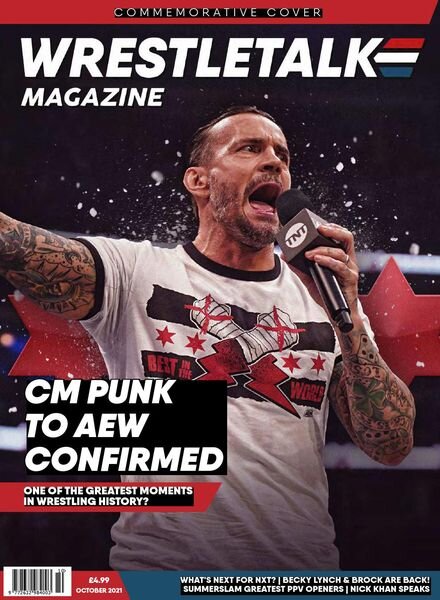 Wrestletalk Magazine – Issue 34 – October 2021 Cover