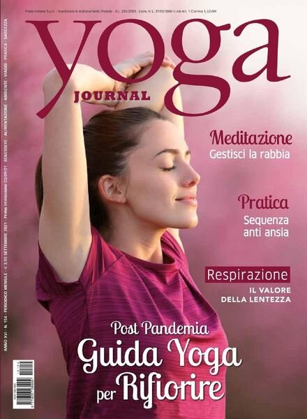 Yoga Journal Italia – Settembre 2021 Cover