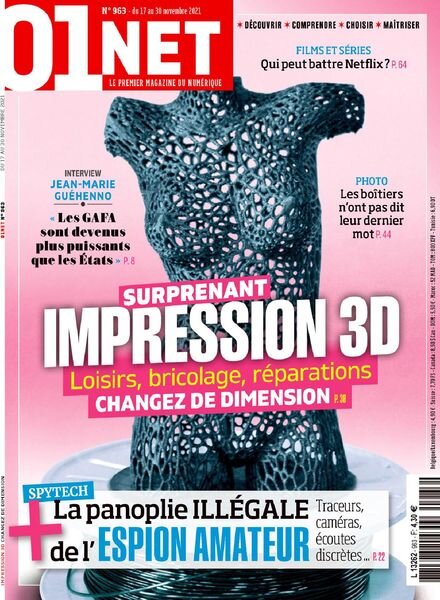 01net – 17 novembre 2021 Cover
