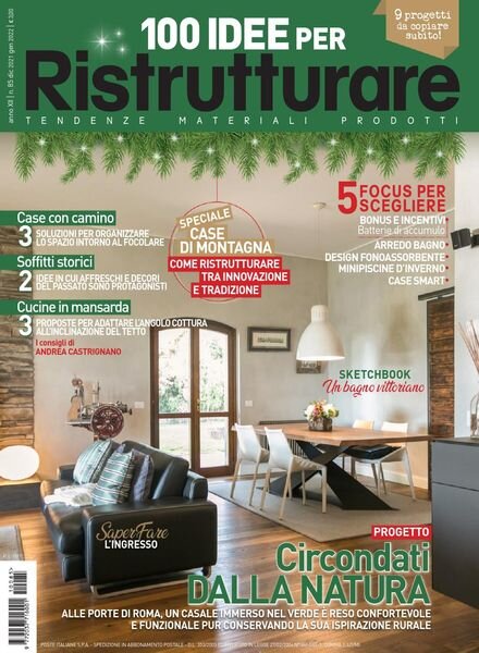 100 Idee per Ristrutturare – novembre 2021 Cover