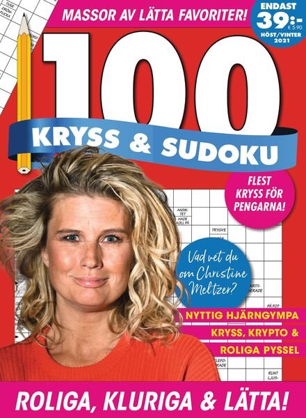 100 Kryss & sudoku – 26 oktober 2021 Cover