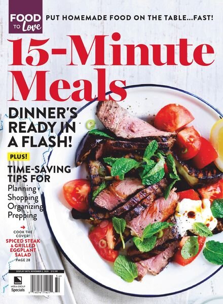 15-Minute Meals – November 2020 Cover