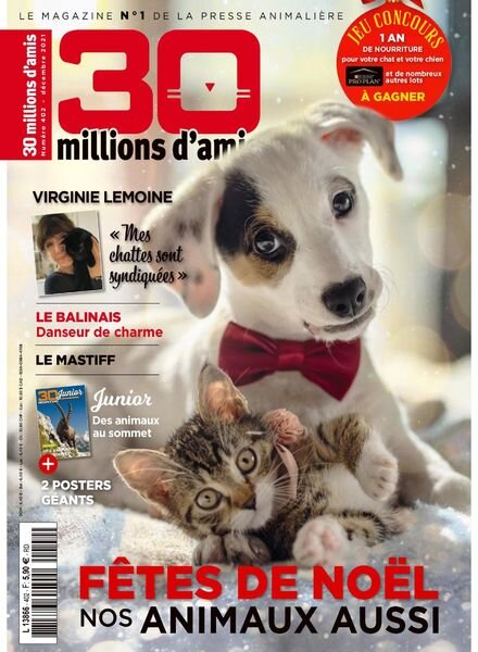 30 Millions d’Amis – Decembre 2021 Cover