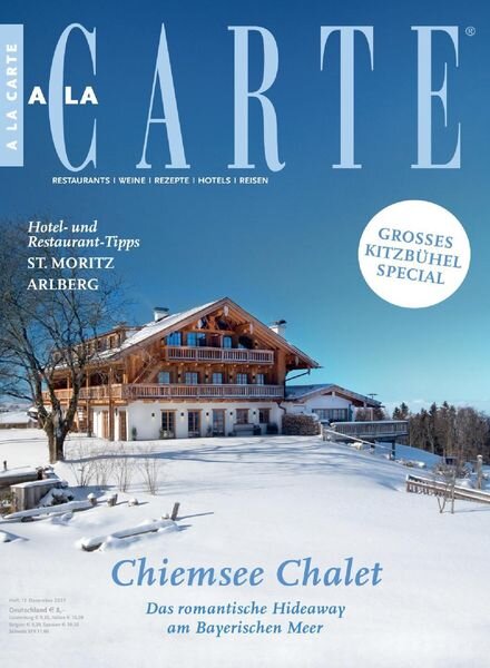 A la Carte Germany – Dezember 2021 Cover