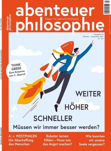 Abenteuer Philosophie – Oktober-Dezember 2021 Cover
