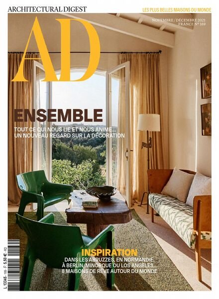 AD Architectural Digest France – novembre-decembre 2021 Cover