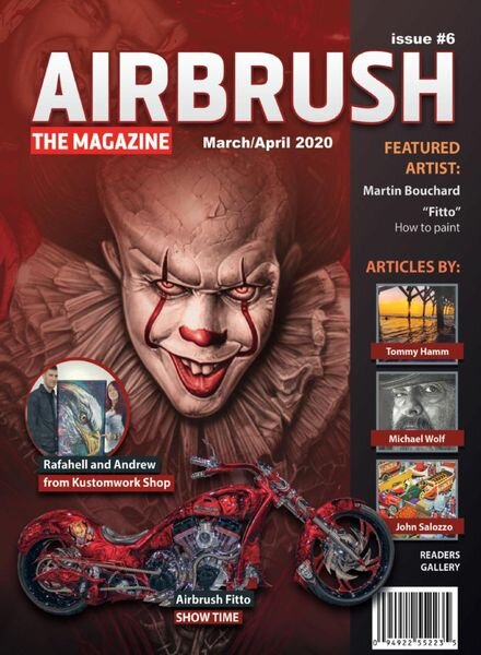 Airbrush The Magazine – Issue 6 – March-April 2021 Cover