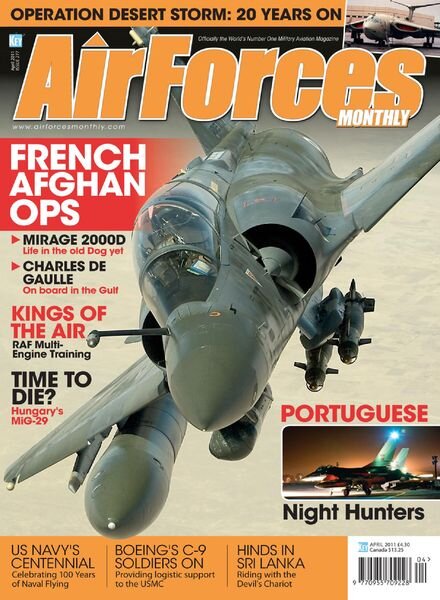 AirForces Monthly – April 2011 Cover