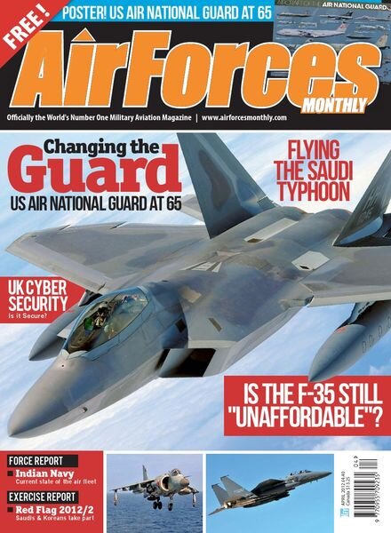 AirForces Monthly – April 2012 Cover
