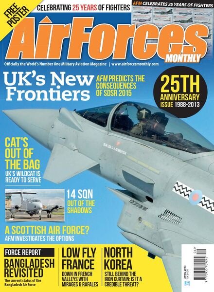 AirForces Monthly – April 2013 Cover