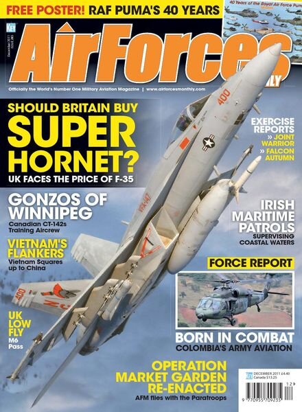 AirForces Monthly – December 2011 Cover