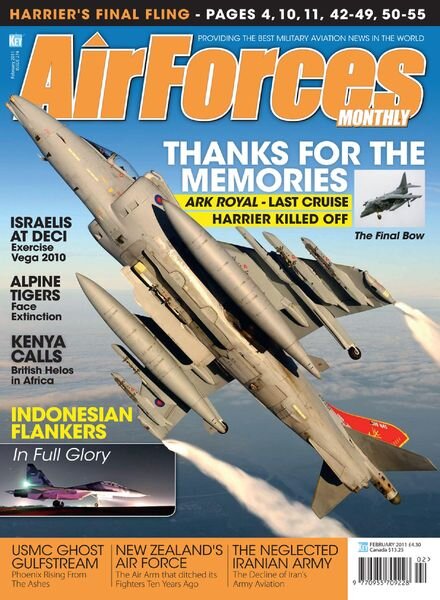 AirForces Monthly – February 2011 Cover