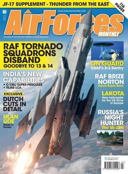 AirForces Monthly – July 2011 Cover