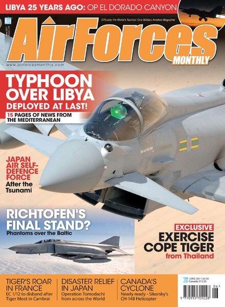 AirForces Monthly – June 2011 Cover