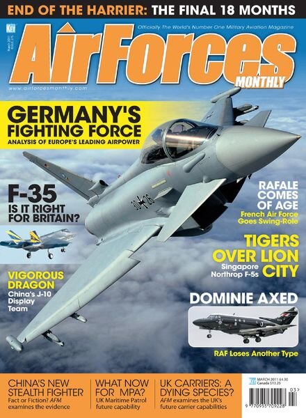 AirForces Monthly – March 2011 Cover