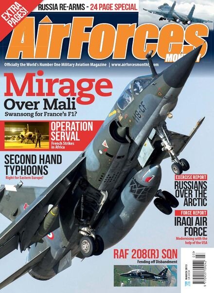 AirForces Monthly – March 2013 Cover