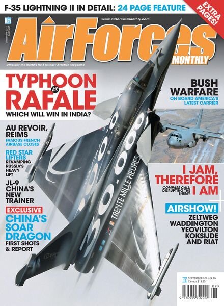 AirForces Monthly – September 2011 Cover