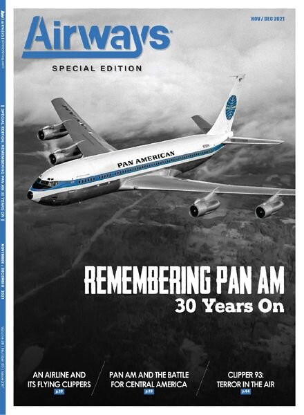 Airways Magazine – November 2021 Cover