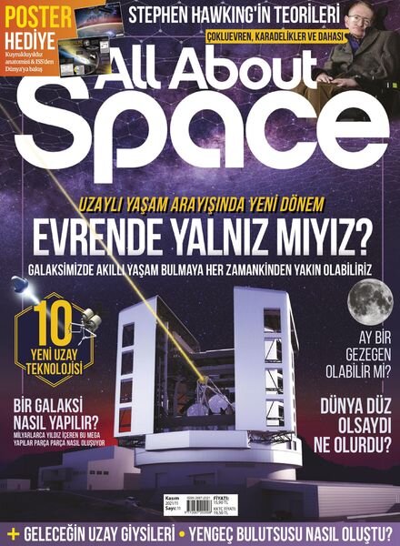 All About Space Turkey – Kasim 2021 Cover