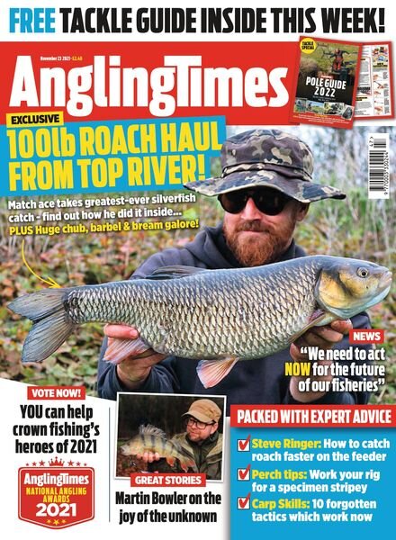 Angling Times – 23 November 2021 Cover