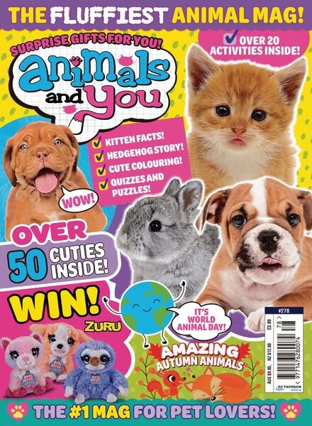 Animals and You – September 2021 Cover