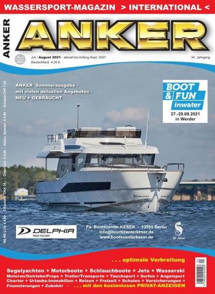 Anker – Juli 2021 Cover
