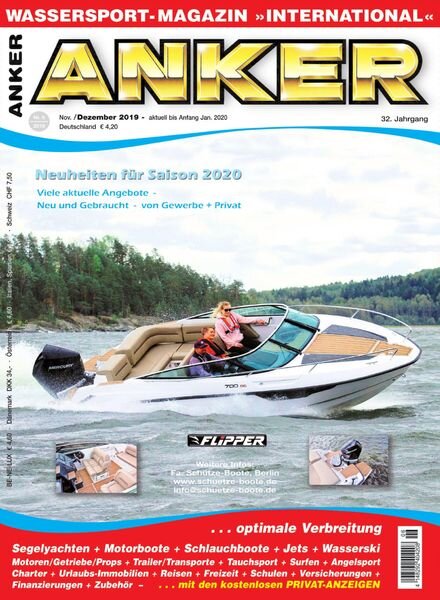 Anker – November 2019 Cover
