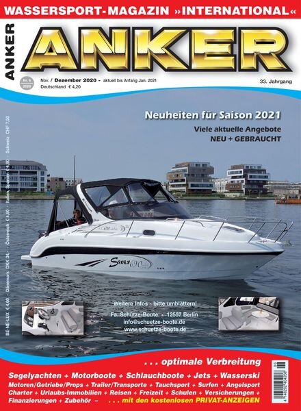 Anker – November 2020 Cover