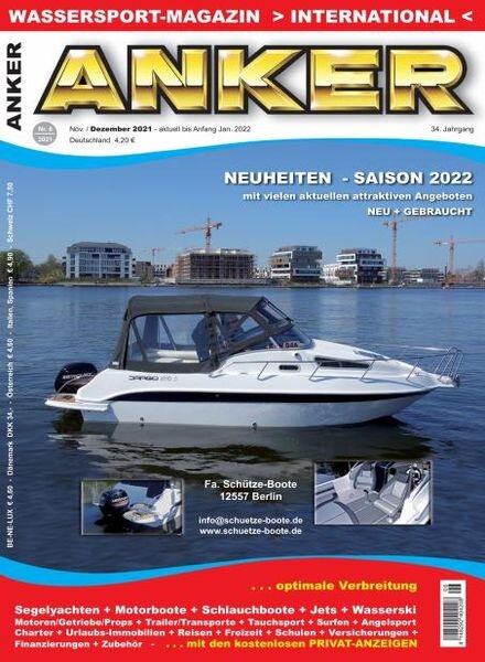 Anker – November 2021 Cover