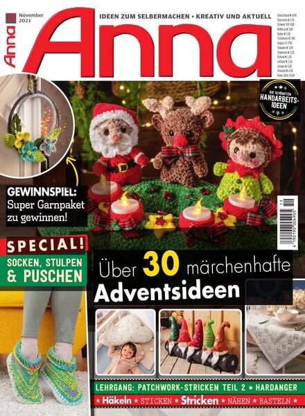 Anna Germany – November 2021 Cover