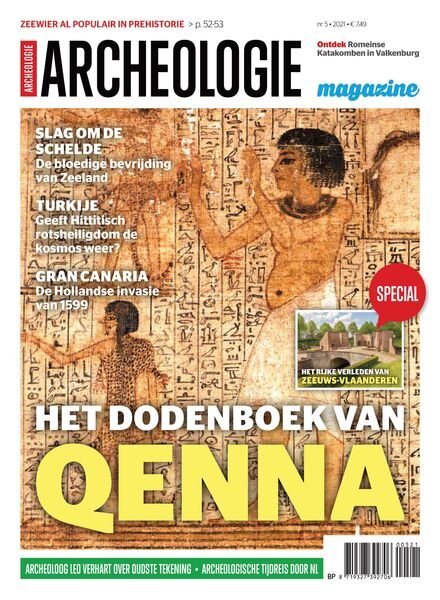 Archeologie Magazine – oktober 2021 Cover