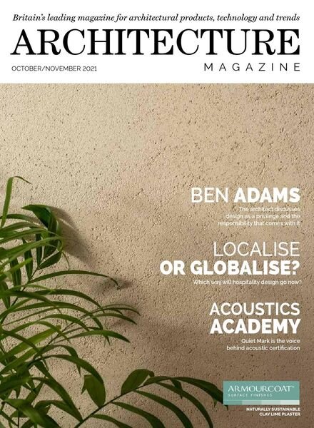 Architecture Magazine – October 2021 Cover