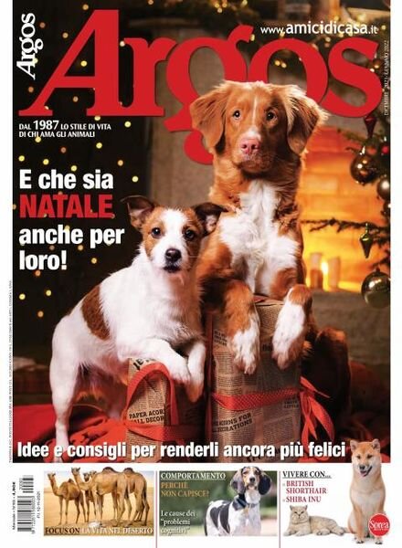 Argos – dicembre 2021 Cover
