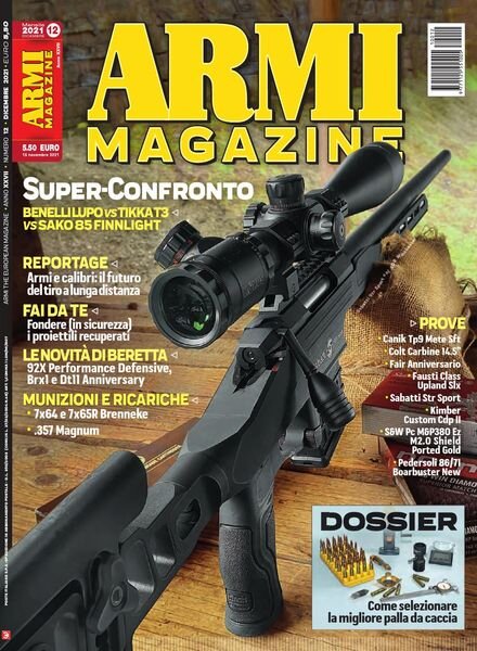 Armi Magazine – Dicembre 2021 Cover