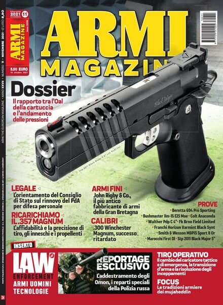 Armi Magazine – Novembre 2021 Cover