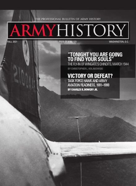 Army History – Fall 2021 Cover
