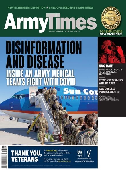 Army Times – November 2021 Cover