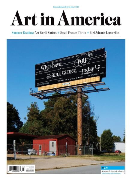 Art in America – July 2021 Cover