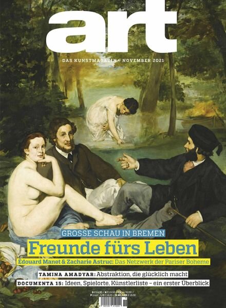 Art Magazin – November 2021 Cover