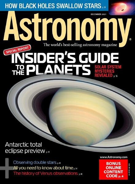 Astronomy – December 2021 Cover